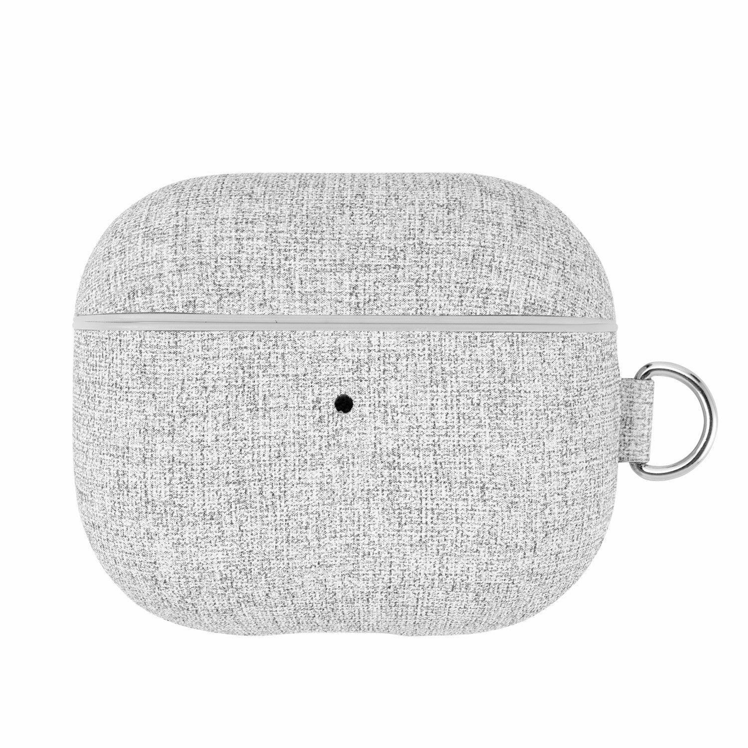 Uniqkart FT9 Shockproof Anti-lost Leather Earbuds Case Cover Anti-drop Full Protective Case for AirPods 3 (Support Wireless Charging) - Light Grey Uniqkart FT9 Shockproof Anti-lost Leather Earbuds Case Cover Anti-drop Full Protective Case for AirPods 3 (Support Wireless Charging) - Light Grey